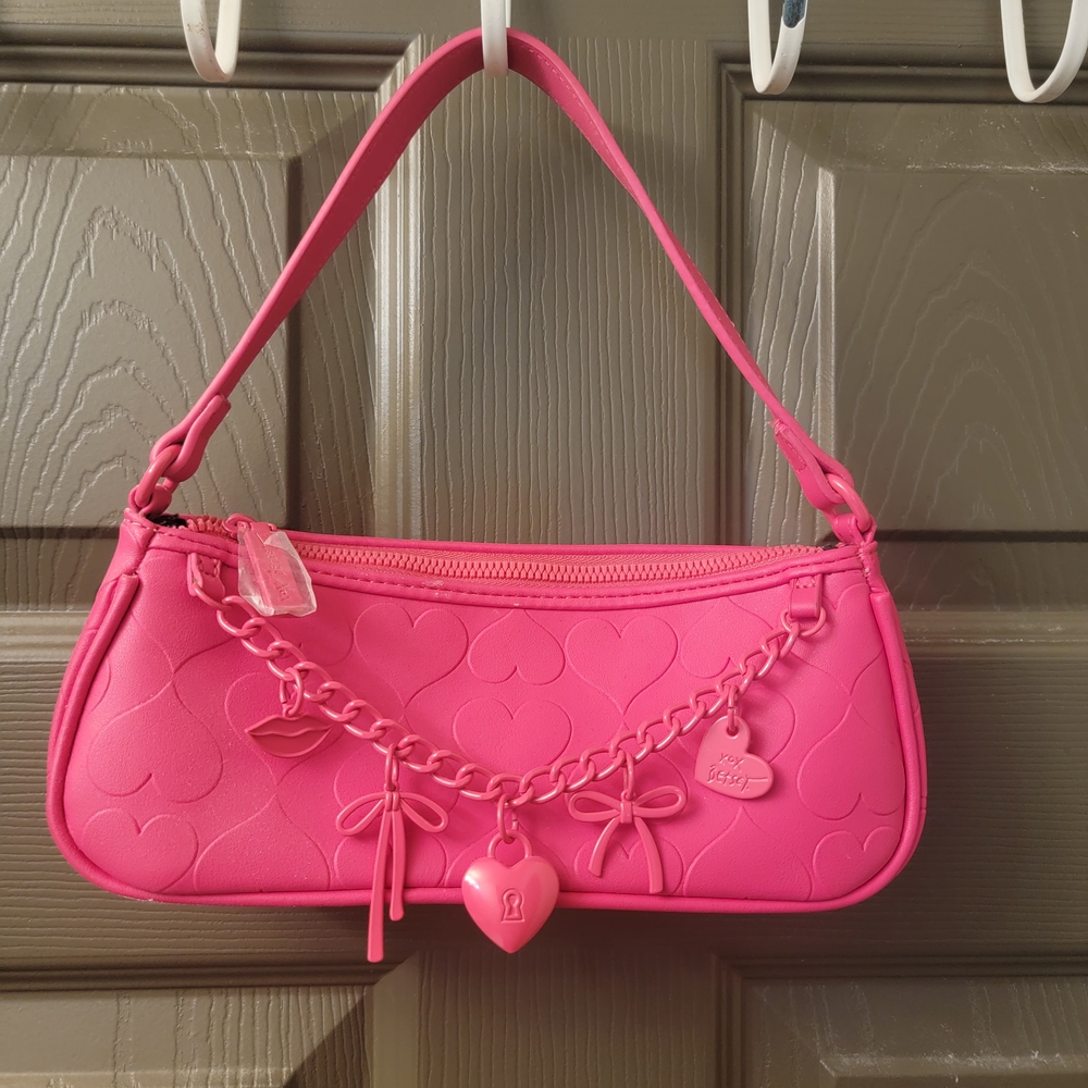 Betsey Johnson Pink Heart Mini Bag